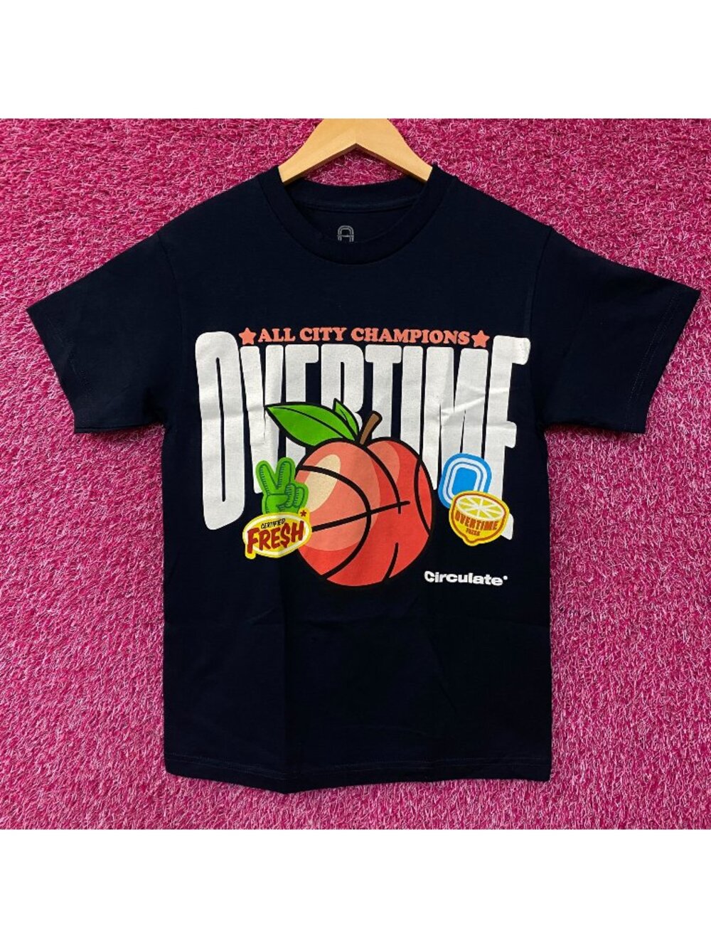 Circulate x Overtime "All City Champs" T-shirt Small